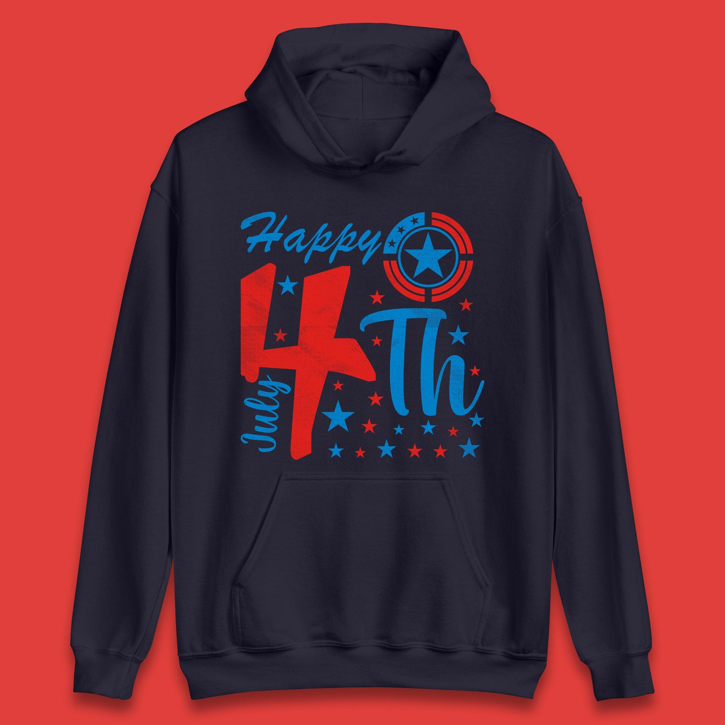 Happy 4th July United States Of America Independence Day Patriotic Celebration Fourth Of July Unisex Hoodie