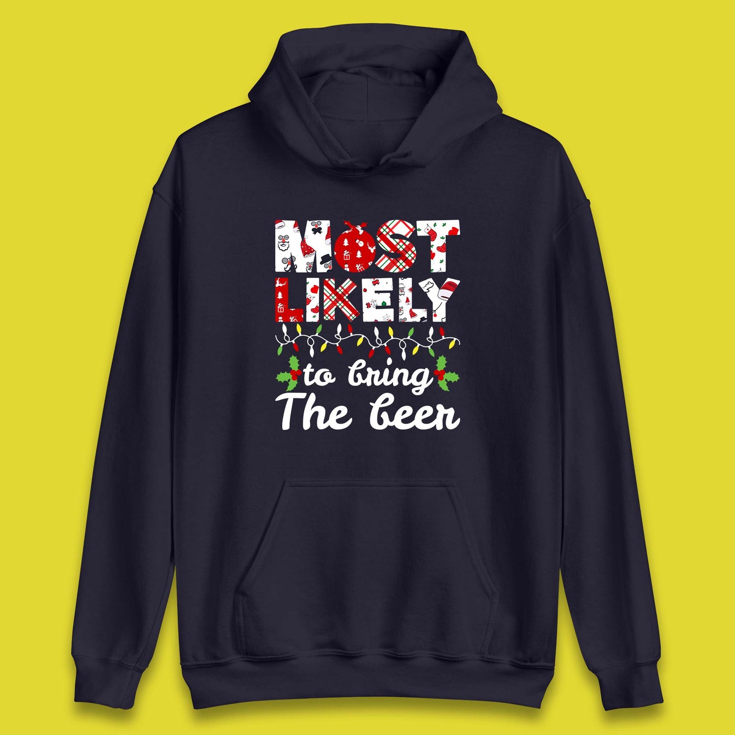 beer christmas hoodie