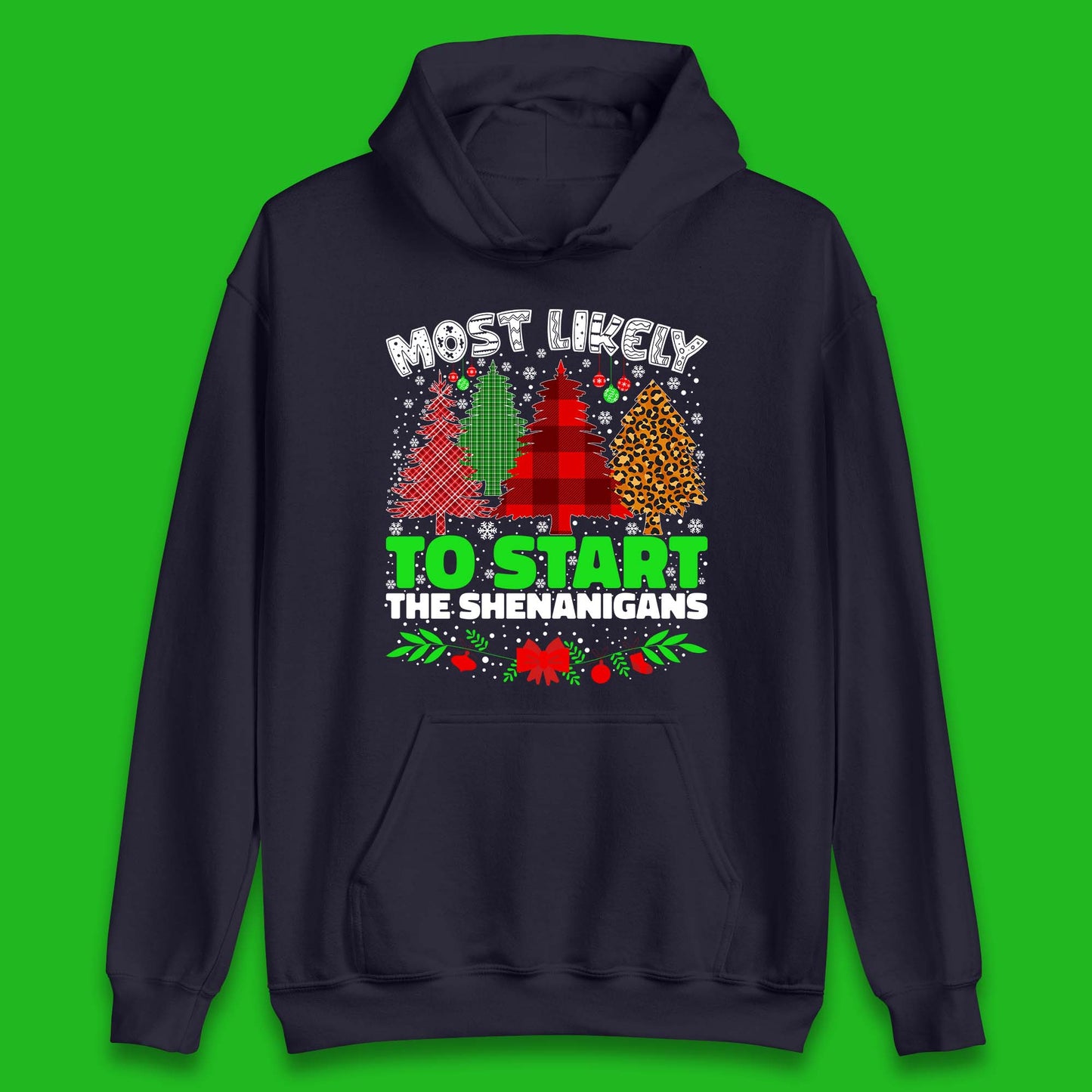 Shenanigans Christmas Unisex Hoodie