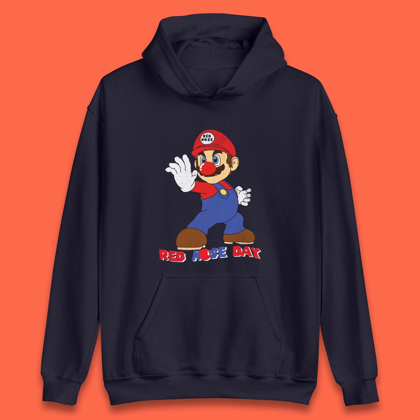 Red Nose Day Super Mario Hoodie for Sale UK
