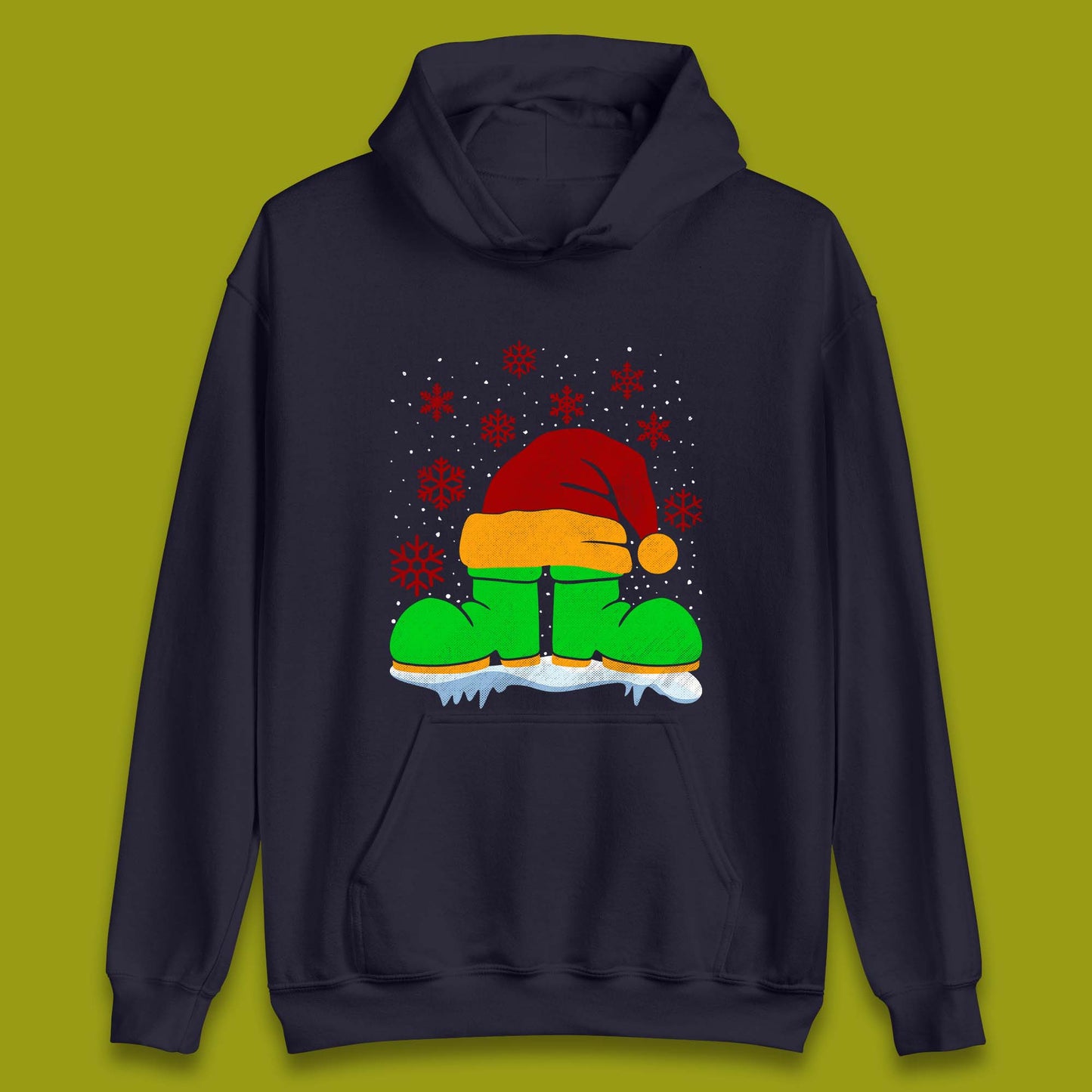 Santa Shoe Christmas Unisex Hoodie