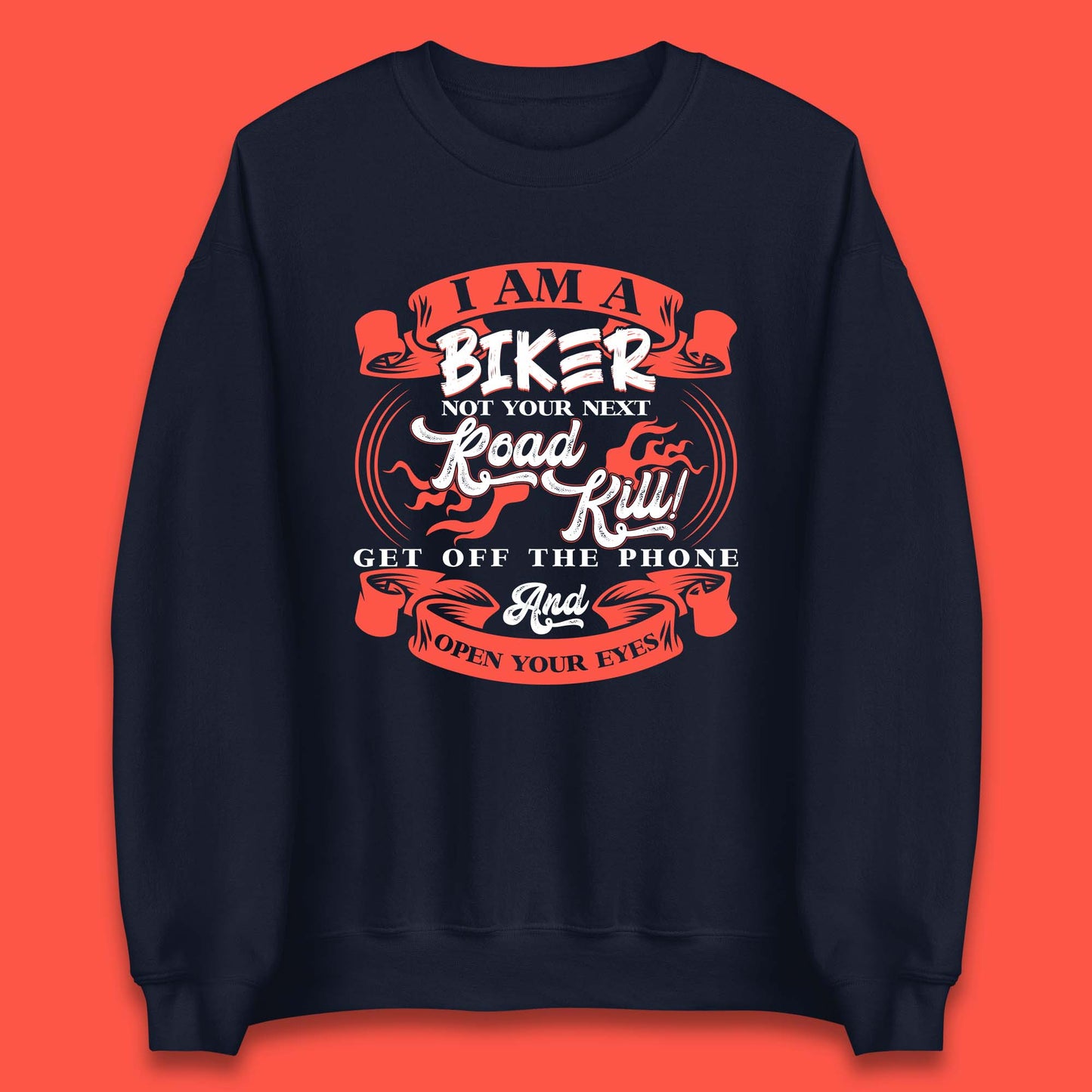 Biker Road Kill Unisex Sweatshirt