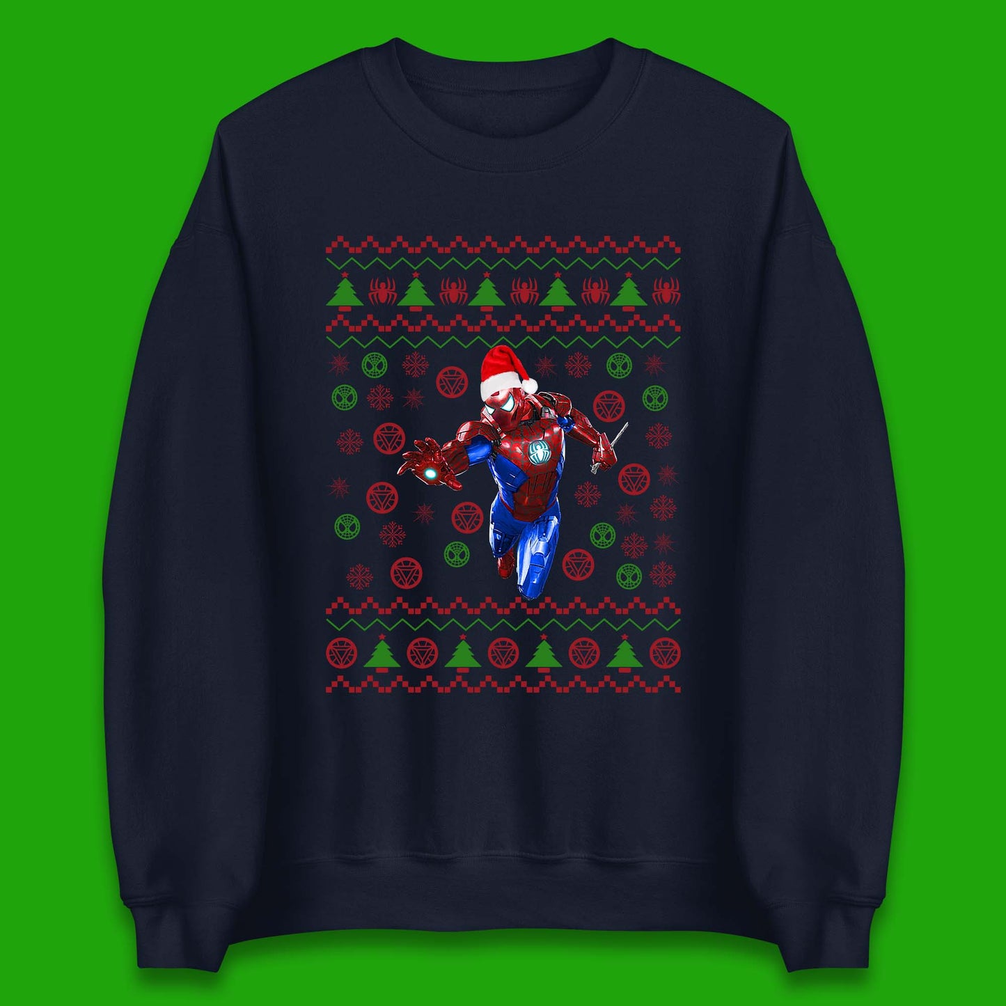 Iron Spider Man Suit Christmas Unisex Sweatshirt