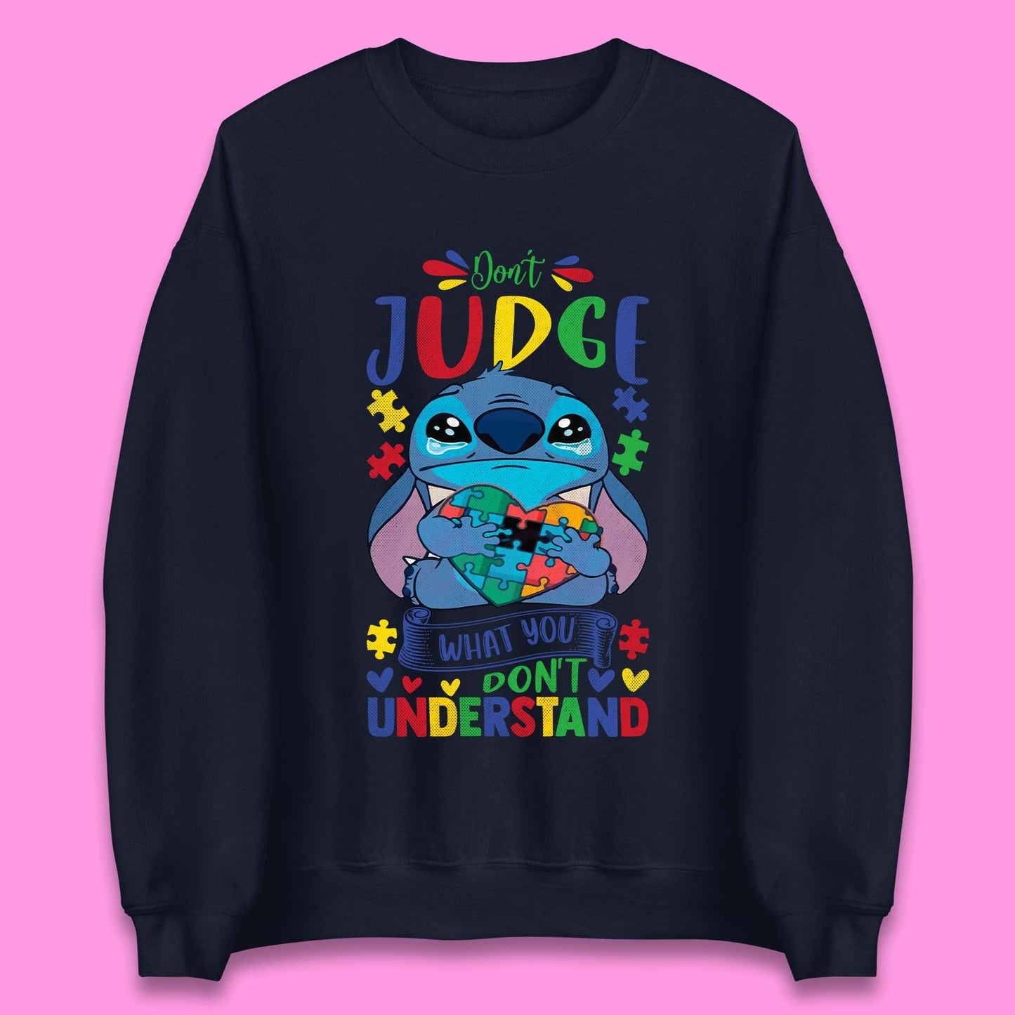 Autism Disney Stitch Unisex Sweatshirt