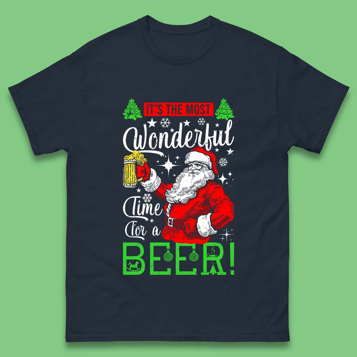christmas santa bear t shirt