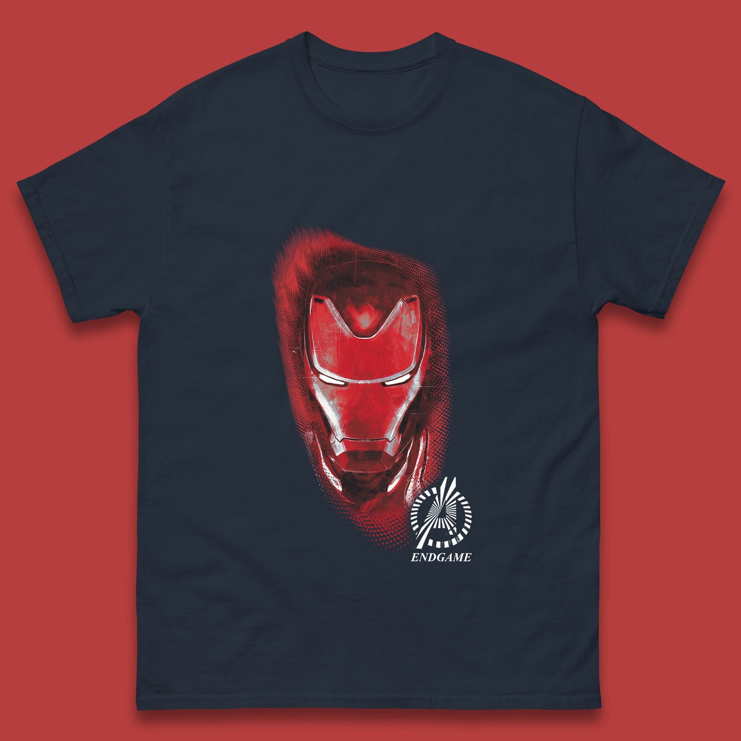 Marvel Avengers Iron Man Portrait Superhero Avengers Endgame Comic Book Character Iron-Man Marvel Comics Mens Tee Top