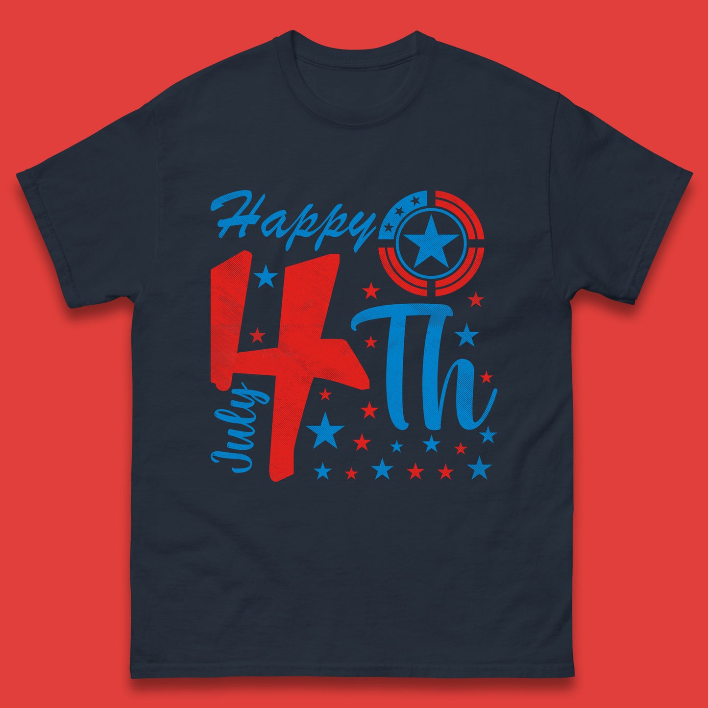 Happy 4th July United States Of America Independence Day Patriotic Celebration Fourth Of July Mens Tee Top