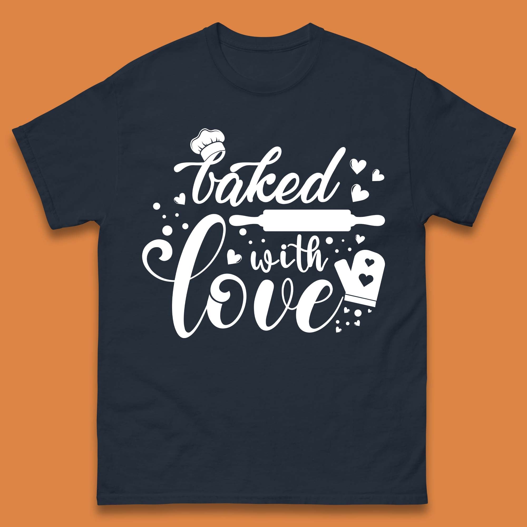 Baked With Love Mens T-Shirt