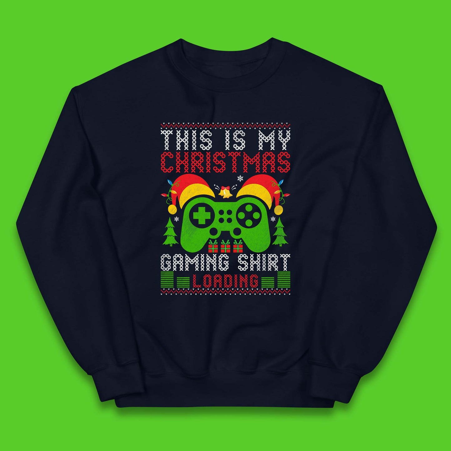 Loading Gamer Christmas Kids Jumper