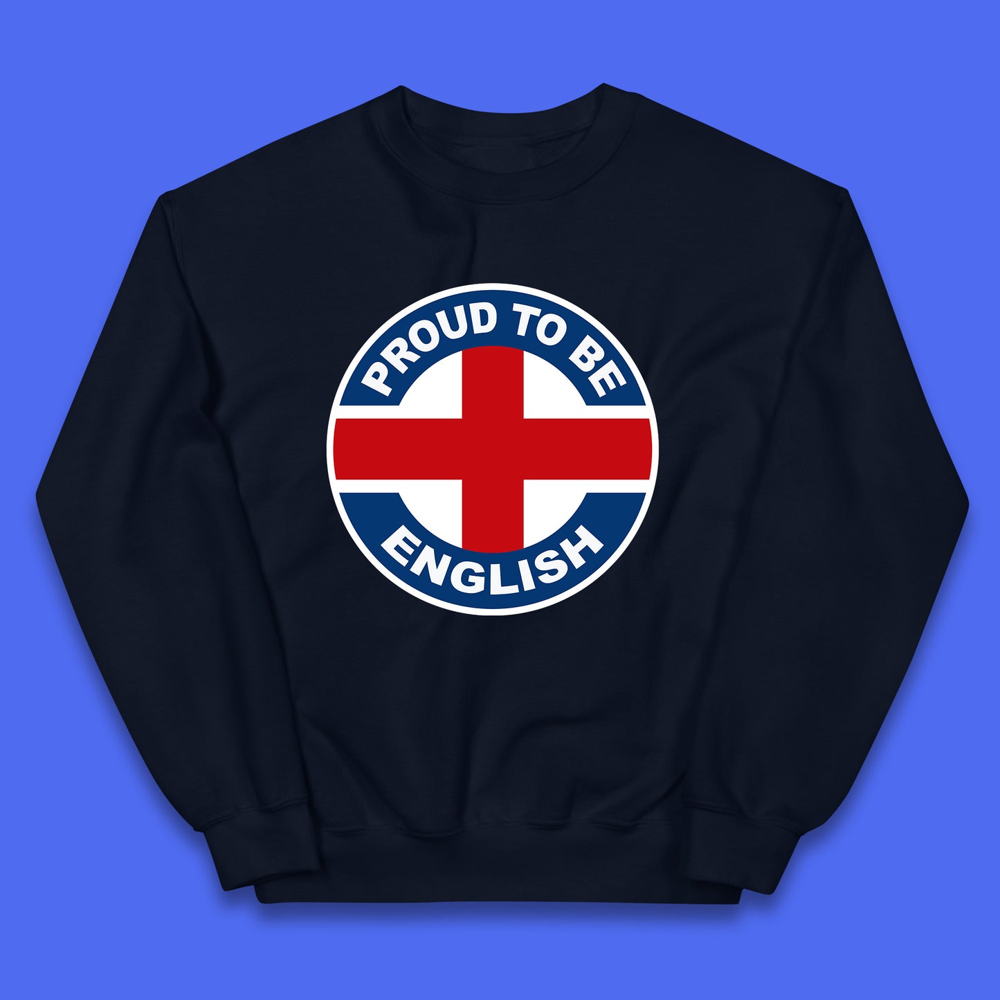 Proud To Be English Flag of England Union Jack, British flag, UK flag Proud English Pride Kids Jumper