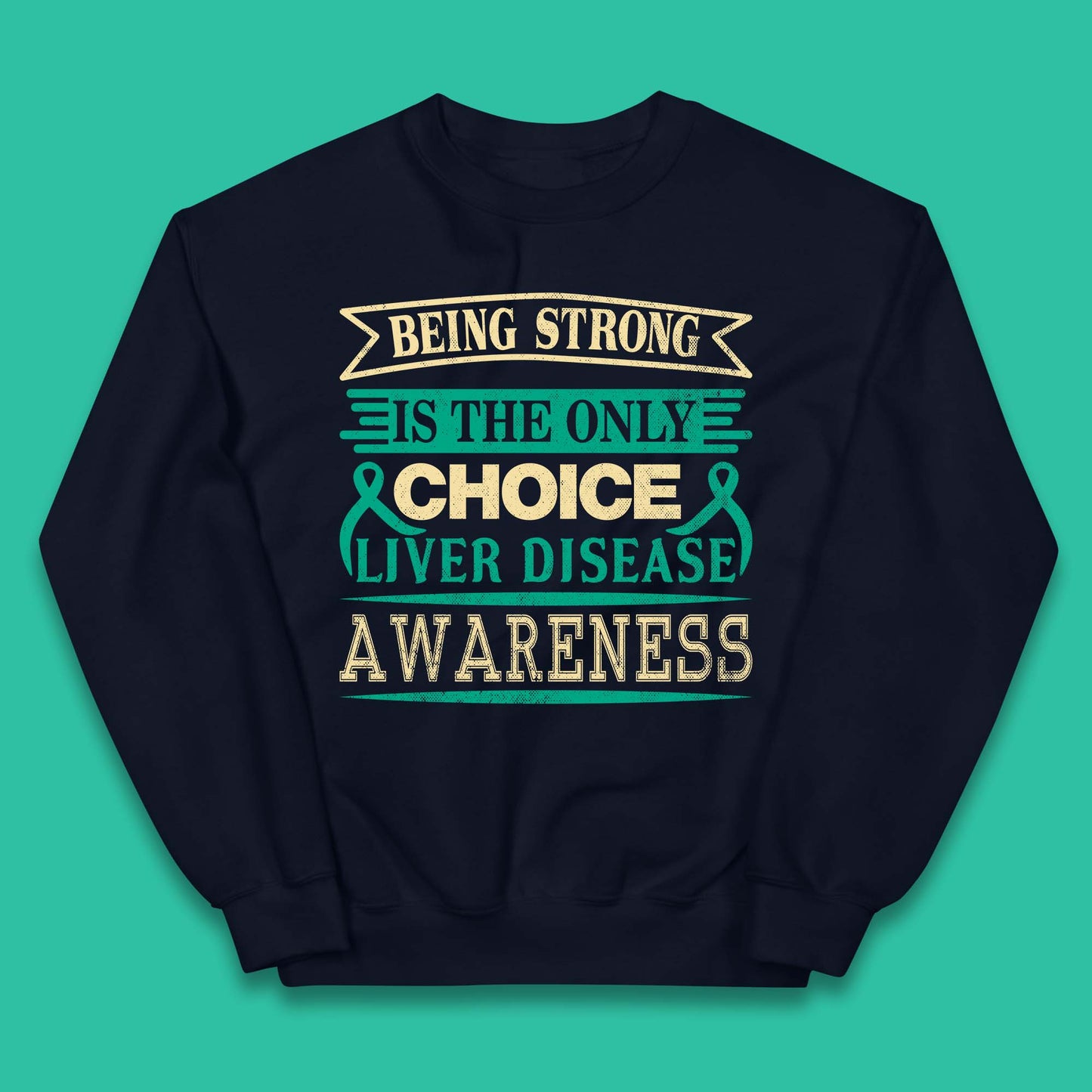 Liver Disease Awareness Kids Jumper