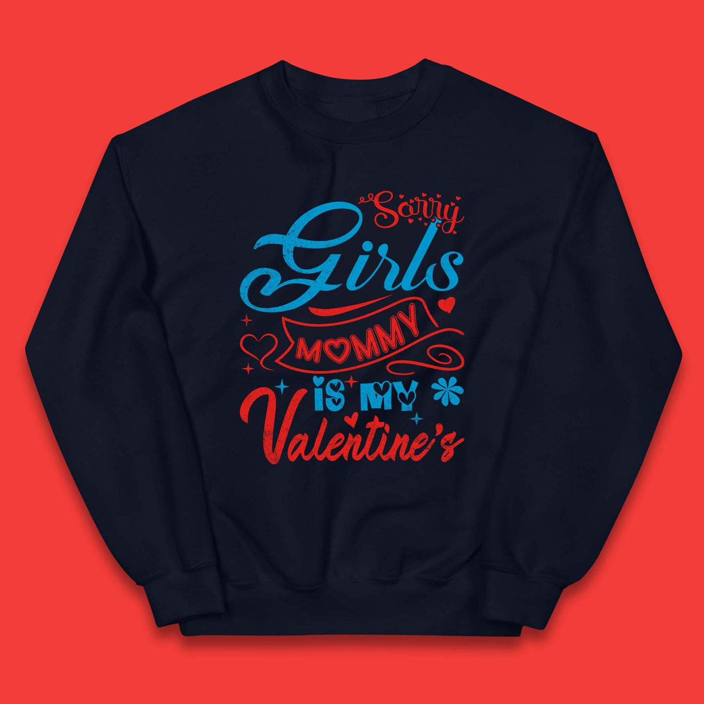 Mommy Is My Valentine Kids Jumper