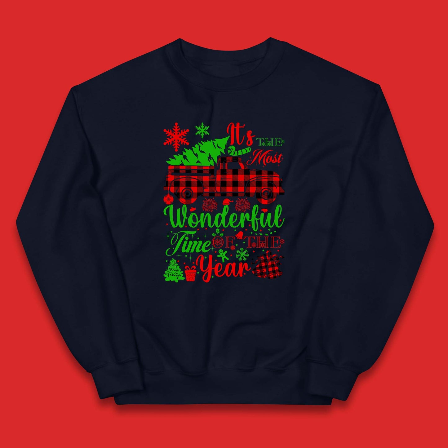 Wonderful Time Of The Year Christmas Kids Jumper