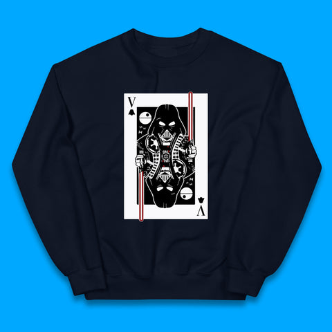Star Wars Fictional Character Darth Vader Playing Card Vader King Card Sci-fi Action Adventure Movie 46th Anniversary Kids Jumper