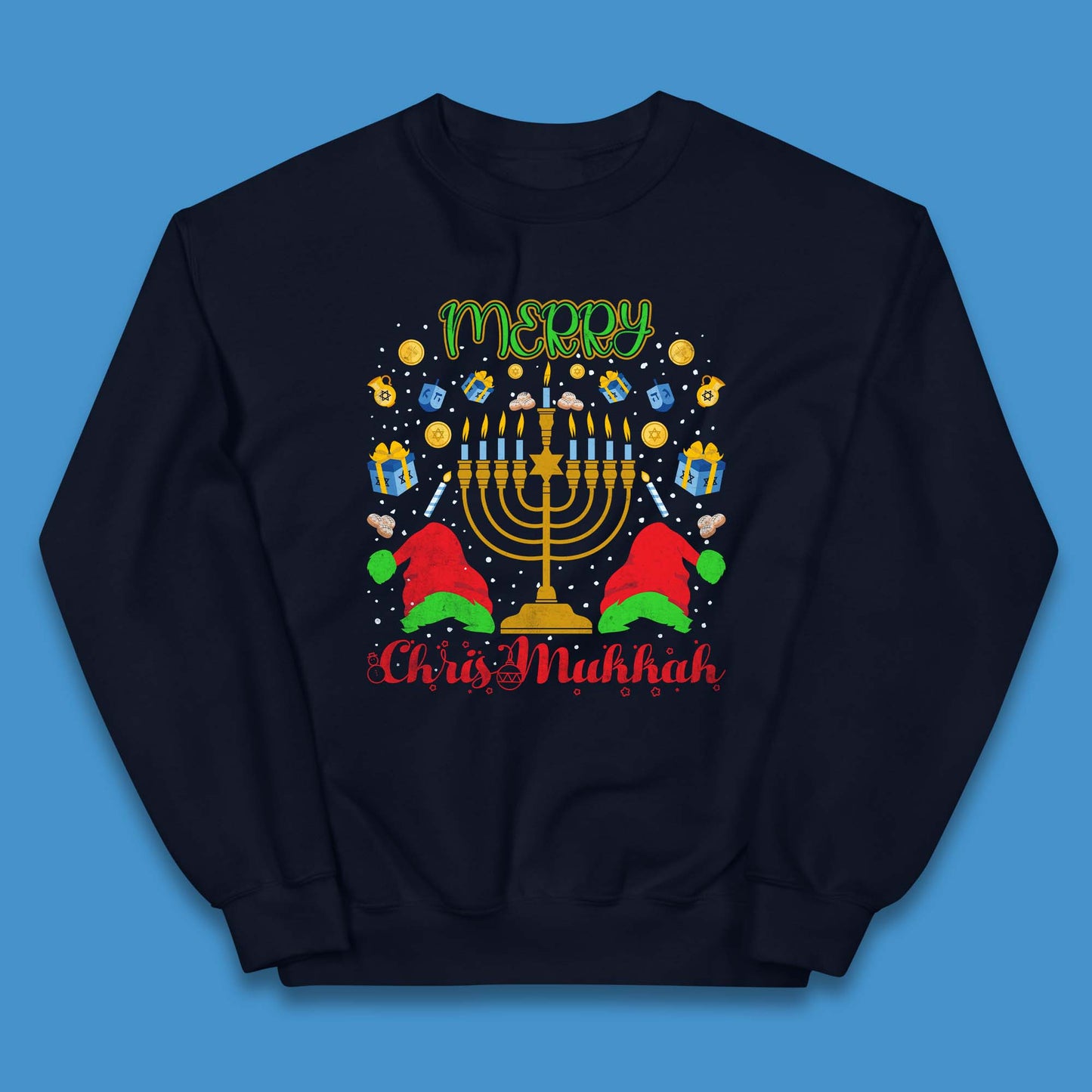Merry Chrismukkah Kids Jumper