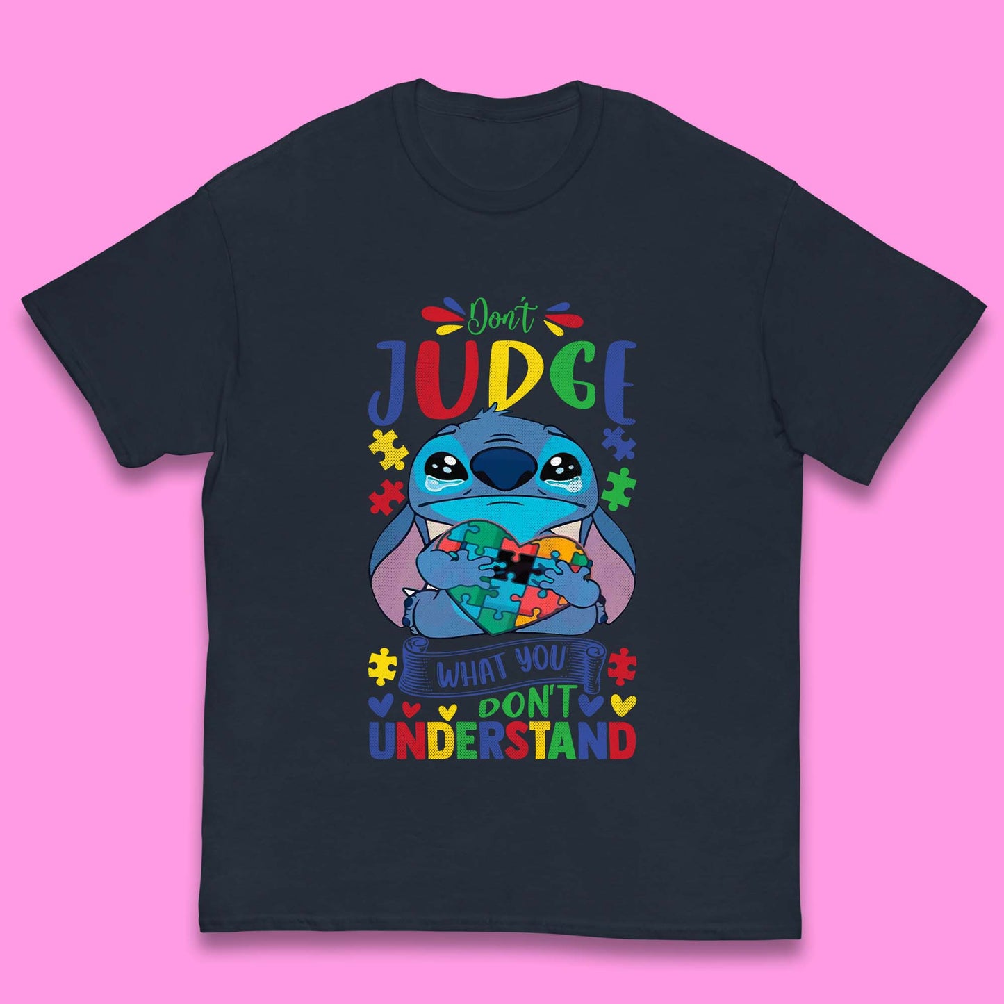 Autism Disney Stitch Kids T-Shirt