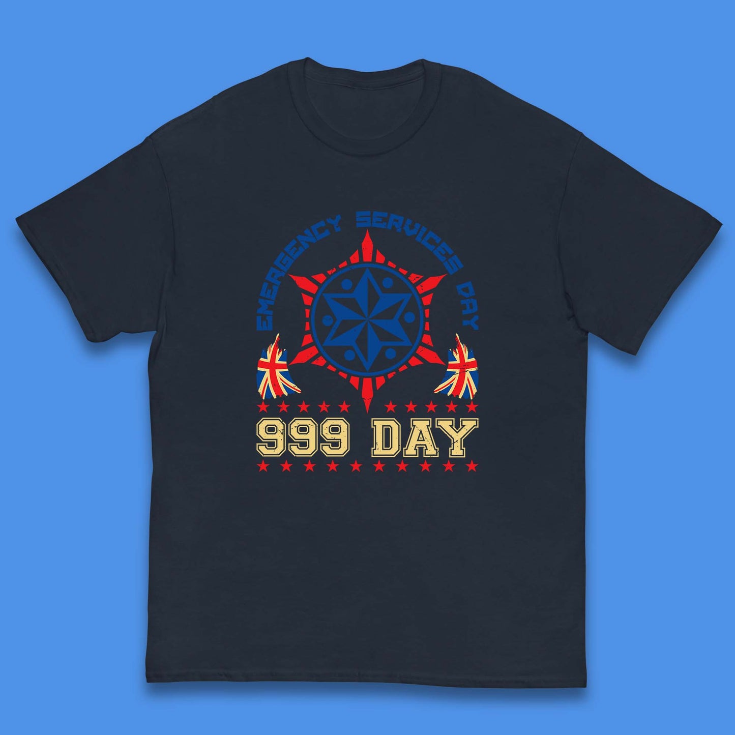 Emergency Services Day 999 Days United Kingdom Annual Holiday Emergency Services First Responder Kids T Shirt