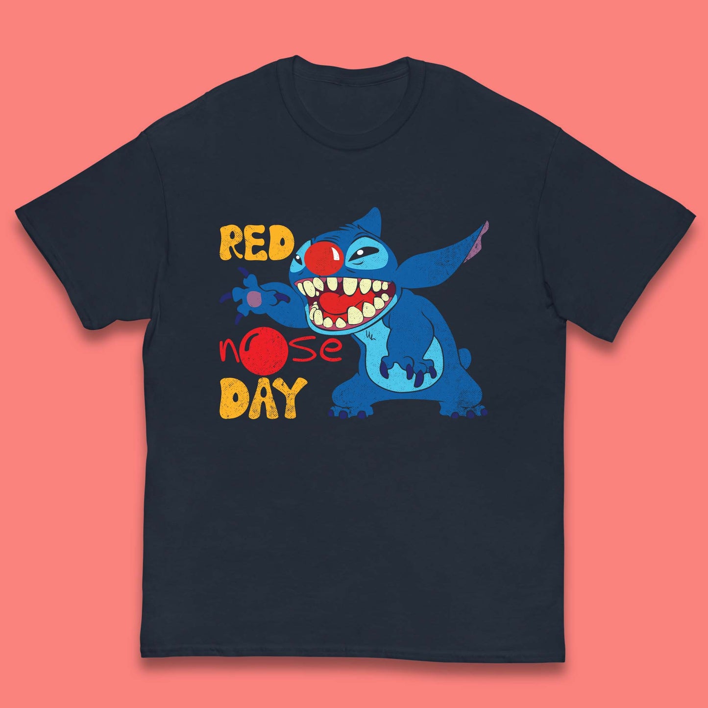 Stitch Red Nose Day Kids T-Shirt