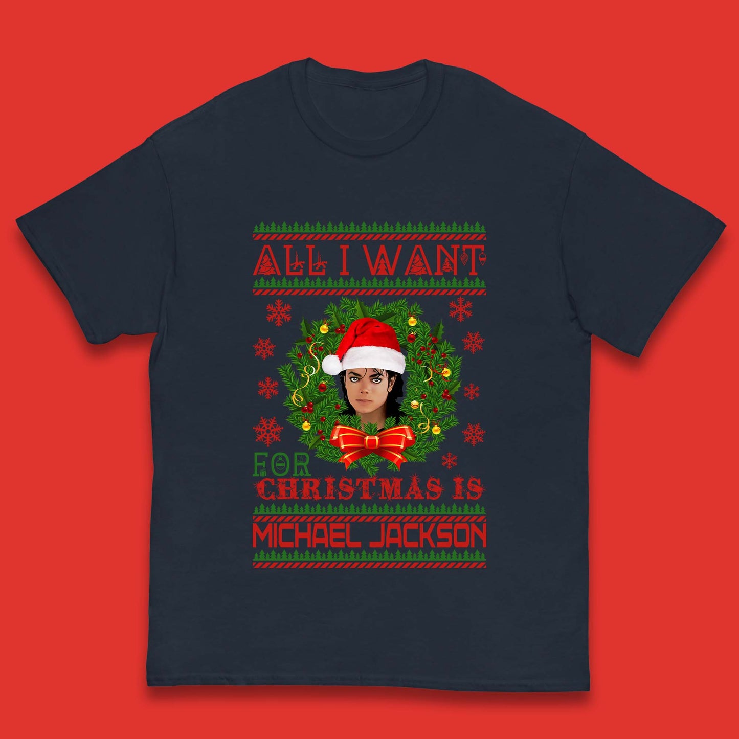 Michael Jackson Christmas Kids T-Shirt