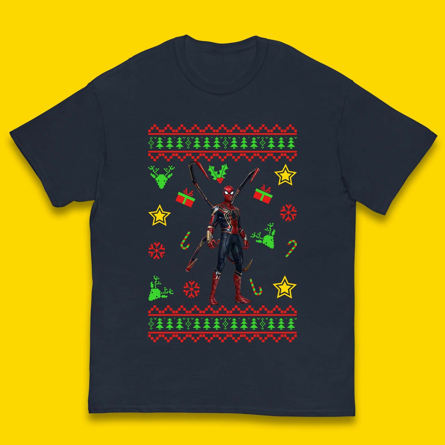 Spiderman Christmas Kids T-Shirt