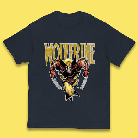 Wolverine Comic book character Marvel Comics Vintage Marvel Wolverine Kids T Shirt