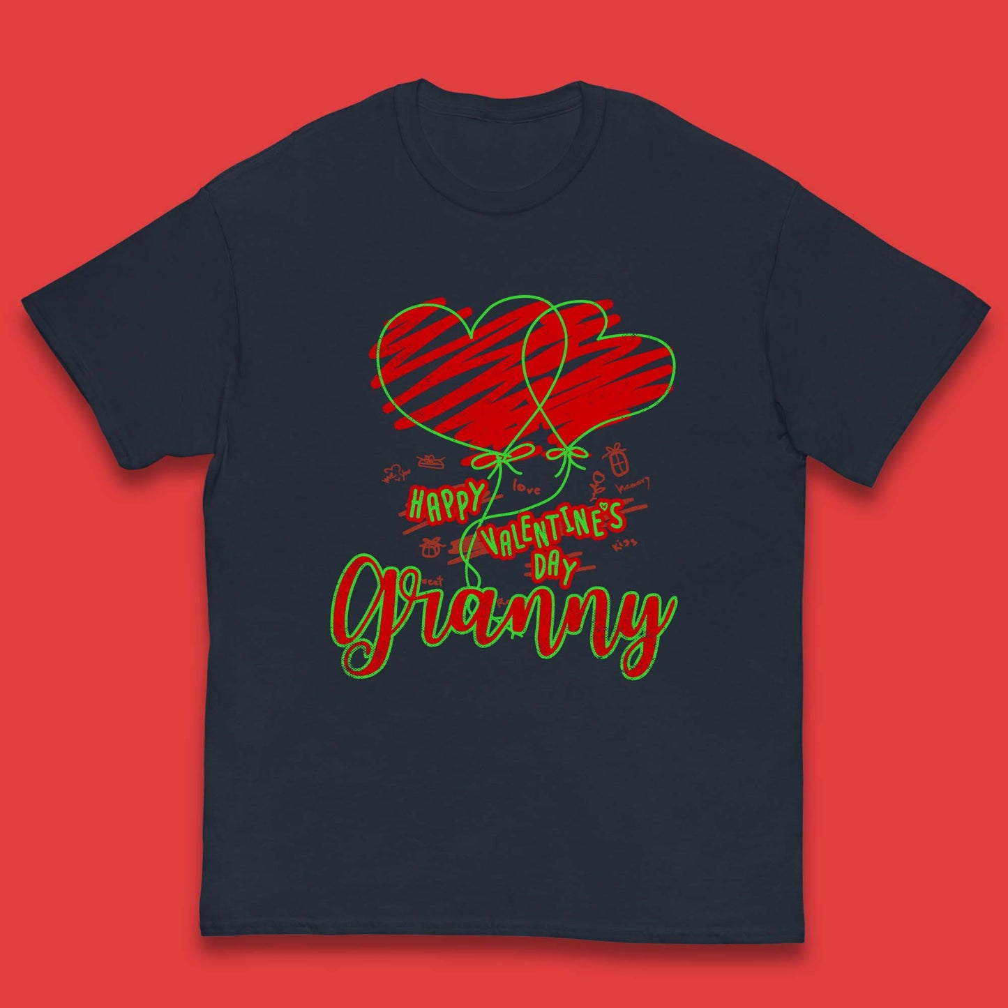 Happy Valentine's Day Granny Kids T-Shirt