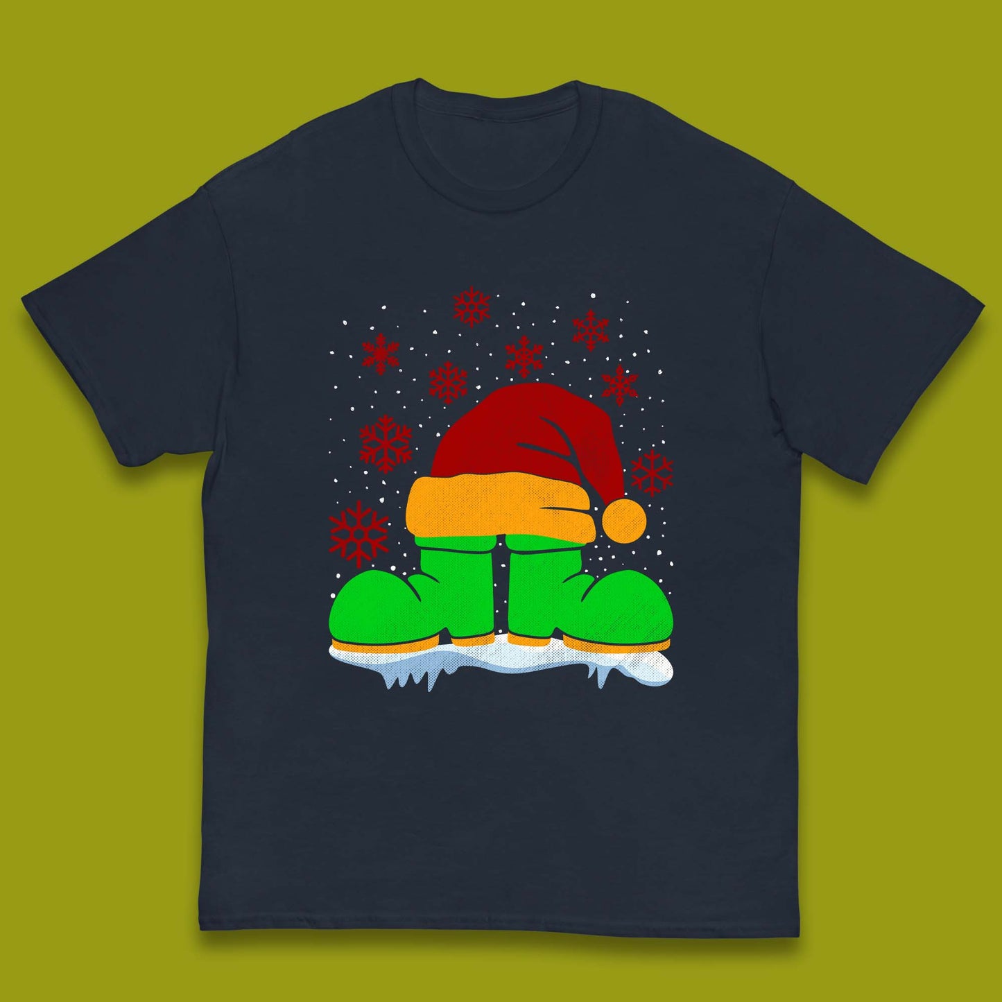 Santa Shoe Christmas Kids T-Shirt
