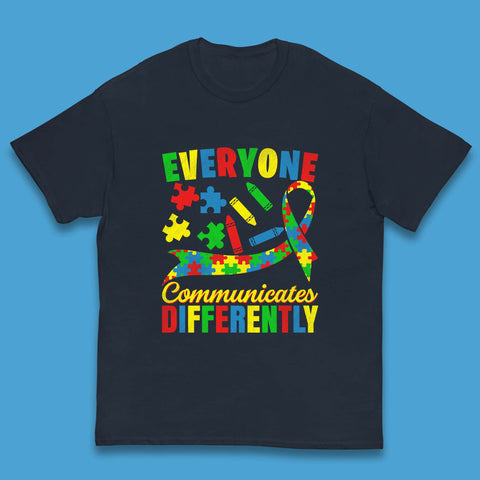 Everyone Communicates Differently Kids T-Shirt