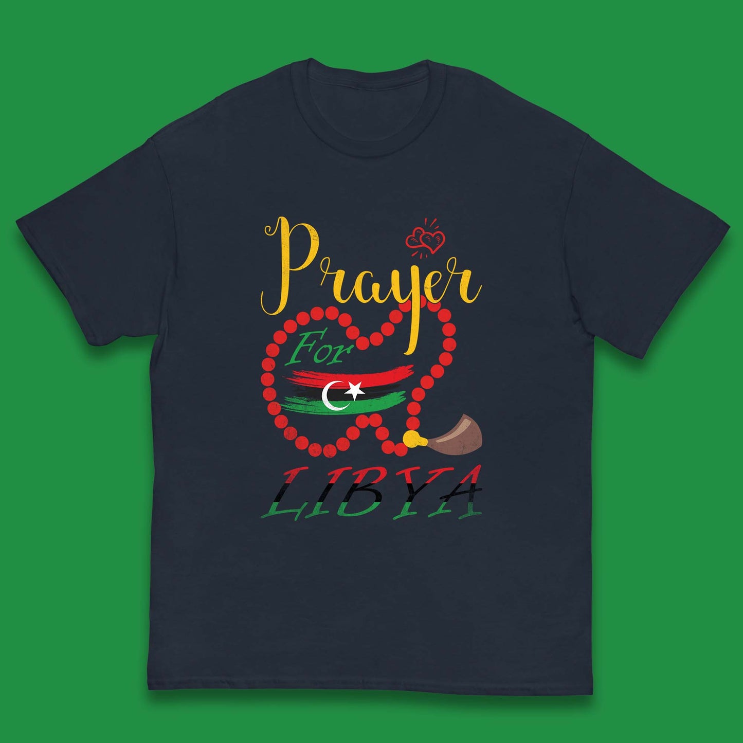 Prayer For Libya Help Libya Flood Solidarity Stand With Libya Kids T Shirt