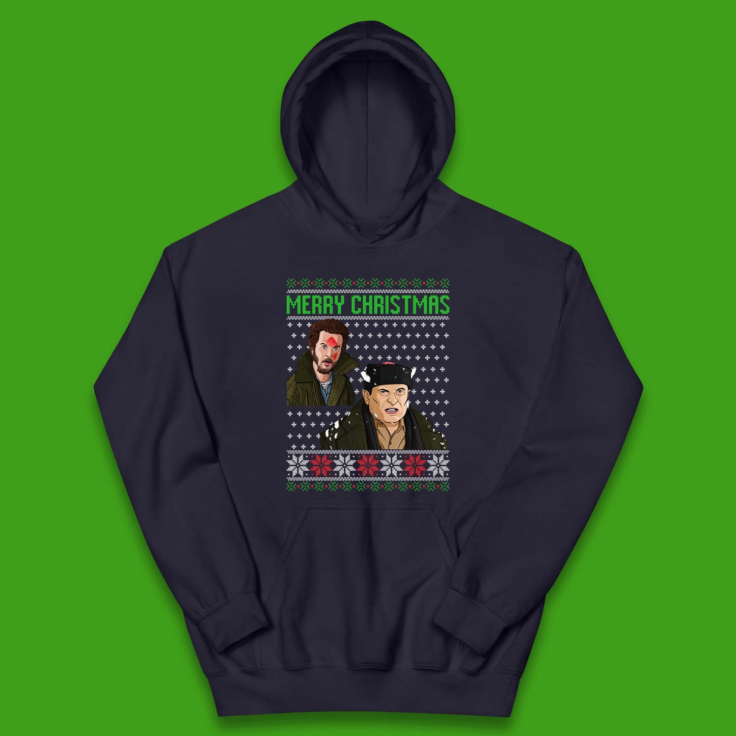 Marv And Harry Christmas Kids Hoodie