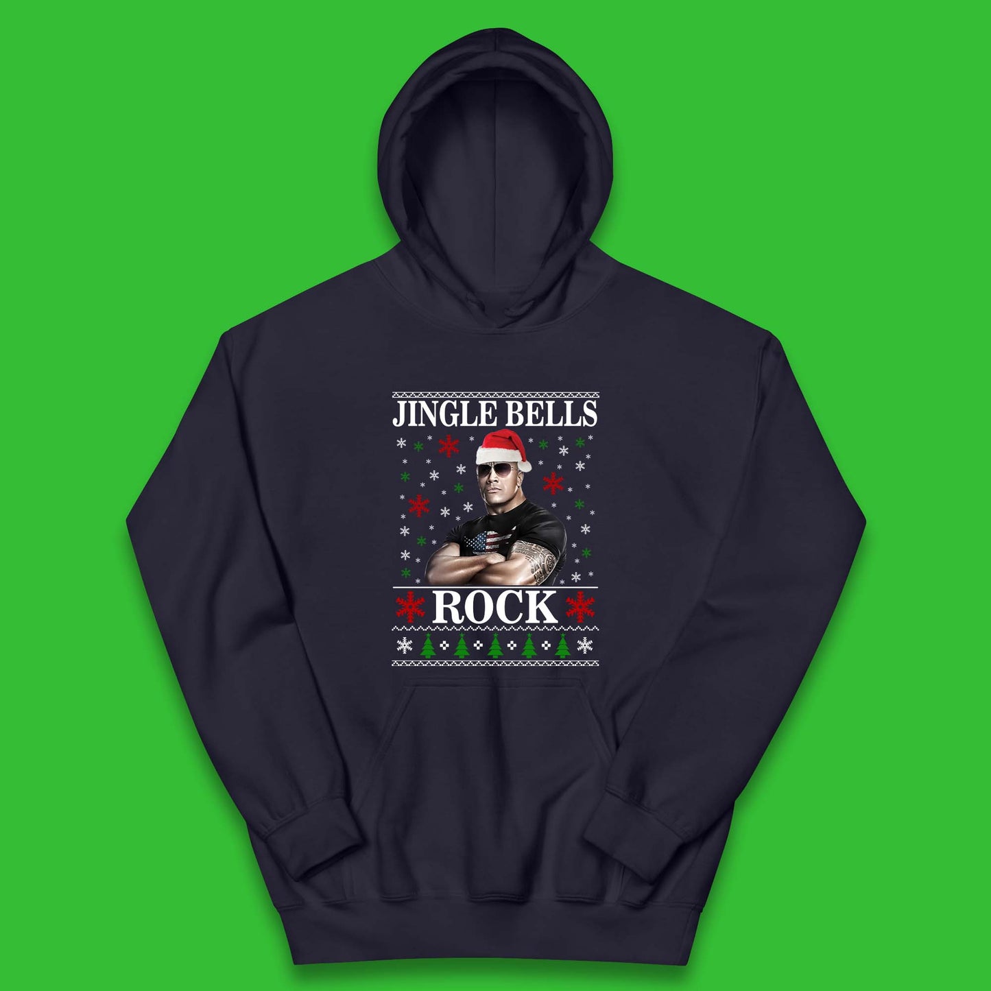 Jingle Bell Rock Christmas Kids Hoodie