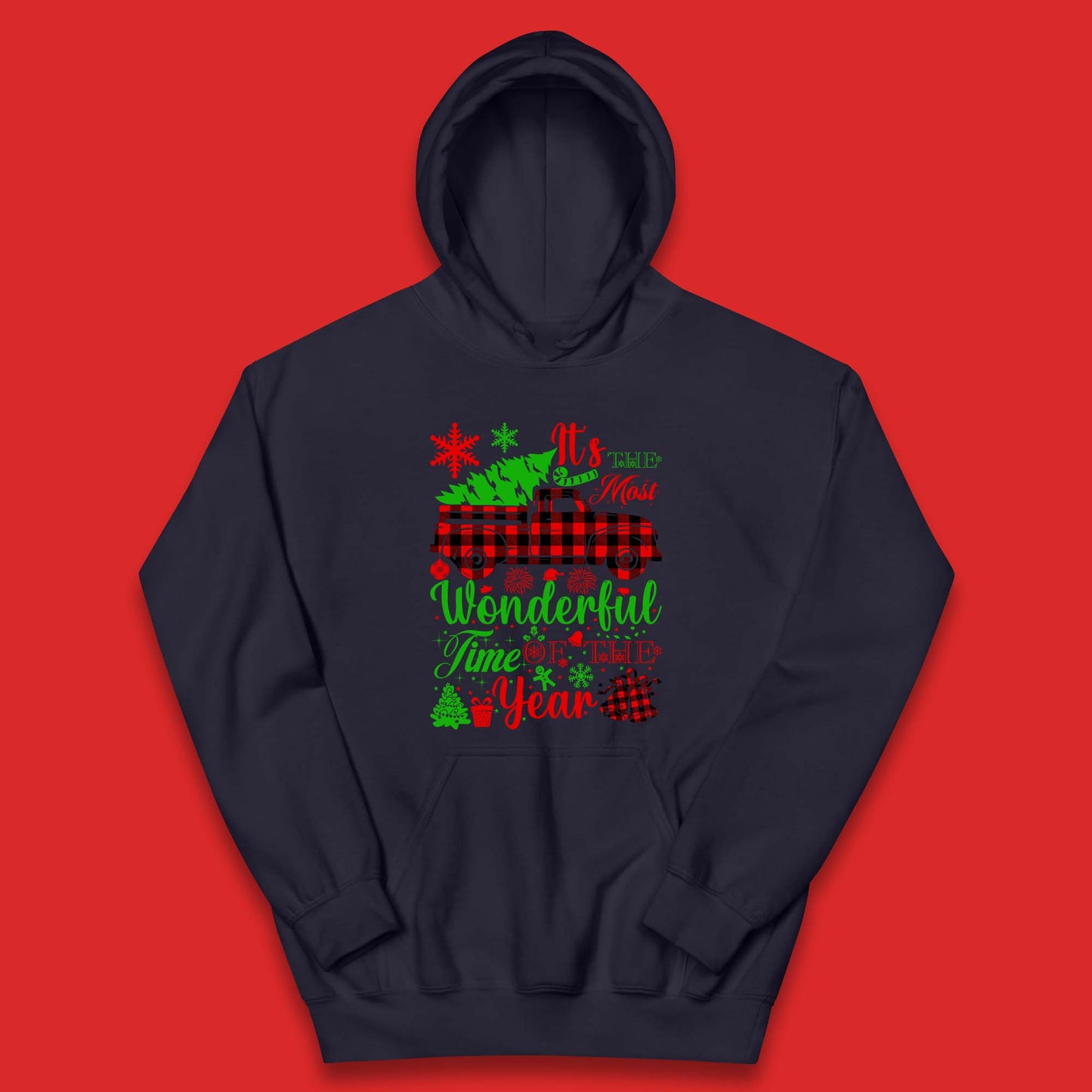 Wonderful Time Of The Year Christmas Kids Hoodie