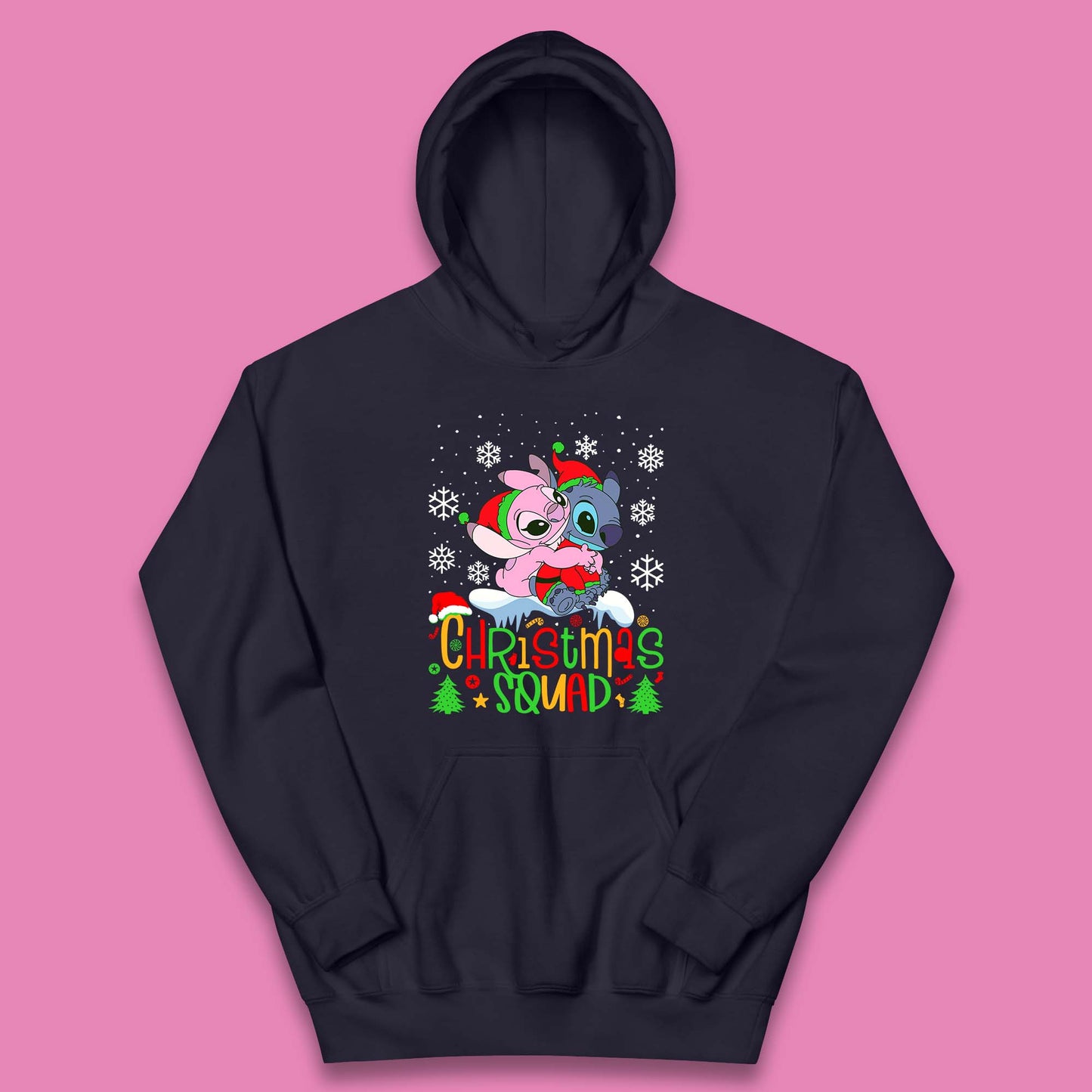 lilo and stitch Christmas hoodie