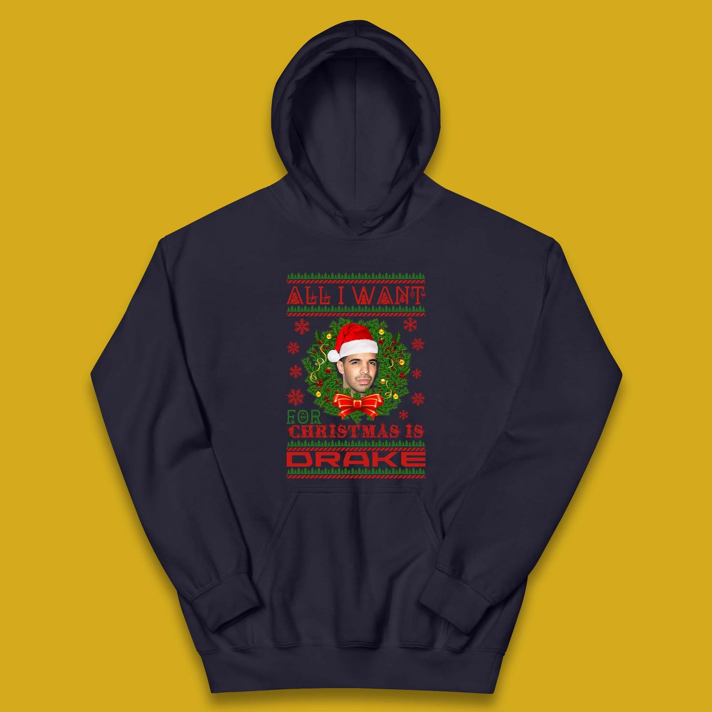 Drake Christmas Kids Hoodie