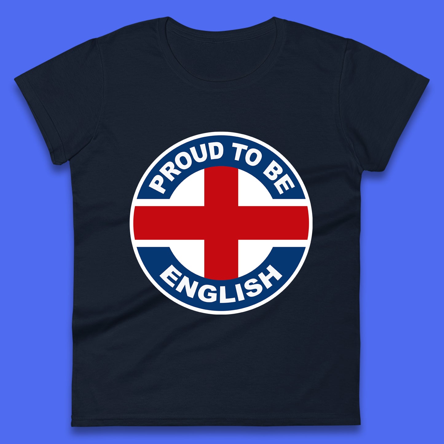 Proud To Be English Flag of England Union Jack, British flag, UK flag Proud English Pride Womens Tee Top