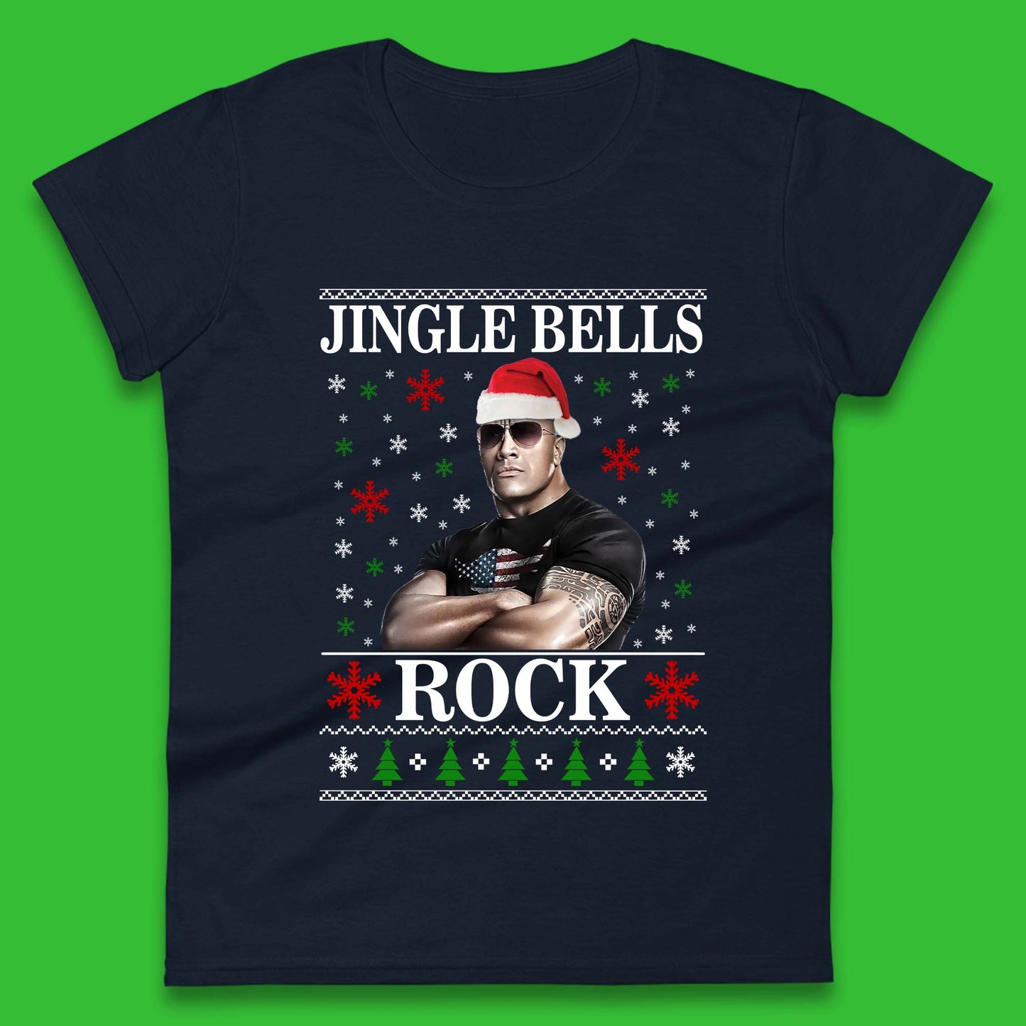 Jingle Bell Rock Christmas Womens T-Shirt