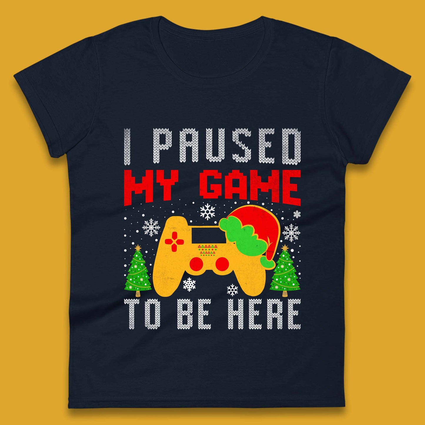 Gamer Christmas Womens T-Shirt