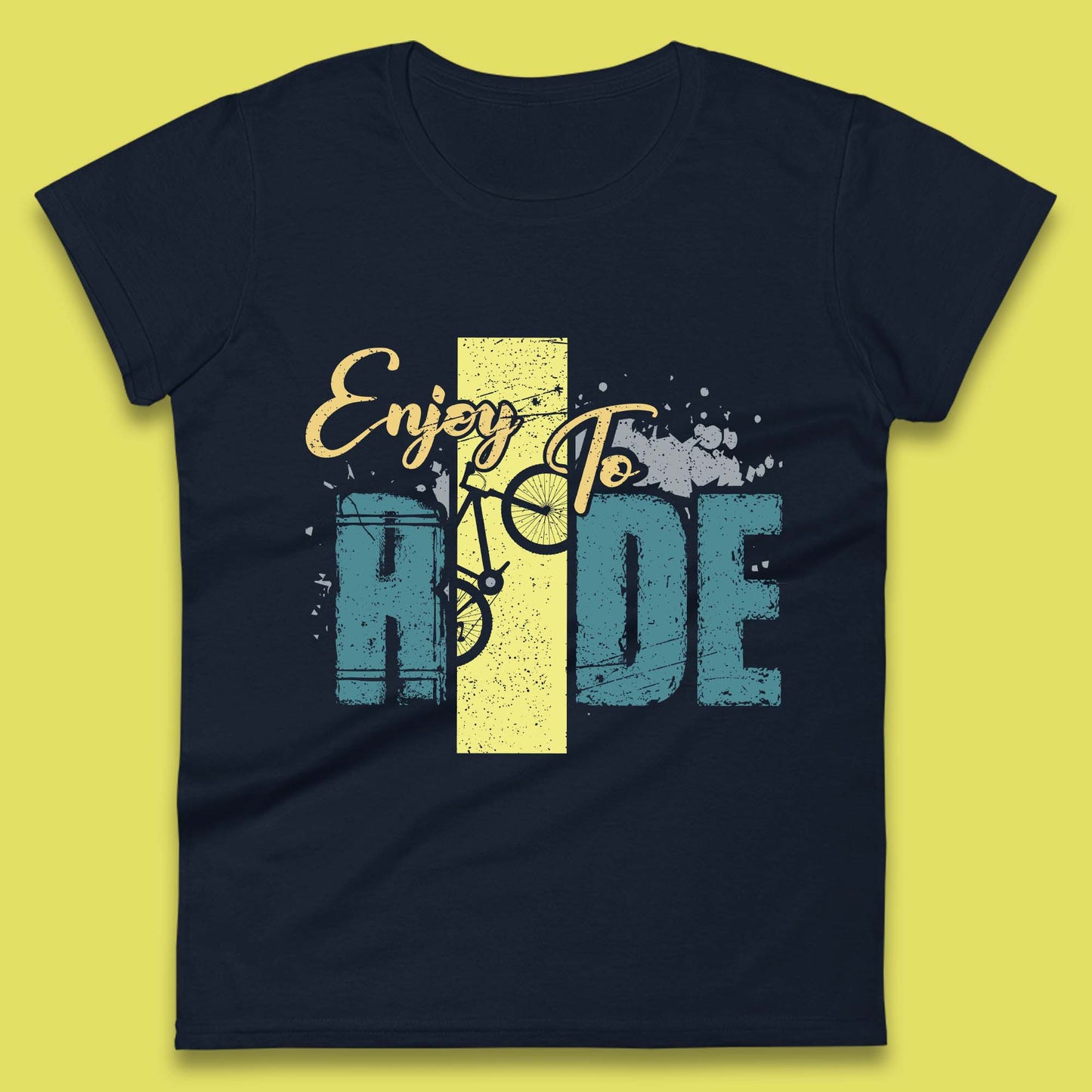 Enjoy To Ride Womens T-Shirt