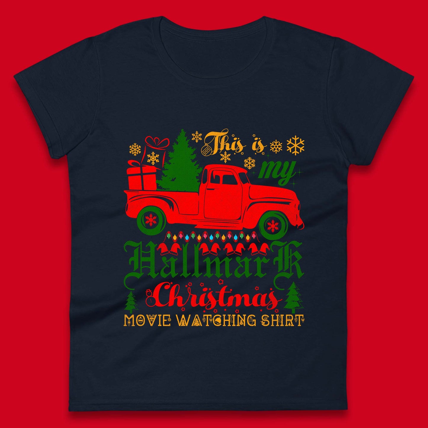 hallmark christmas movie womens t shirt