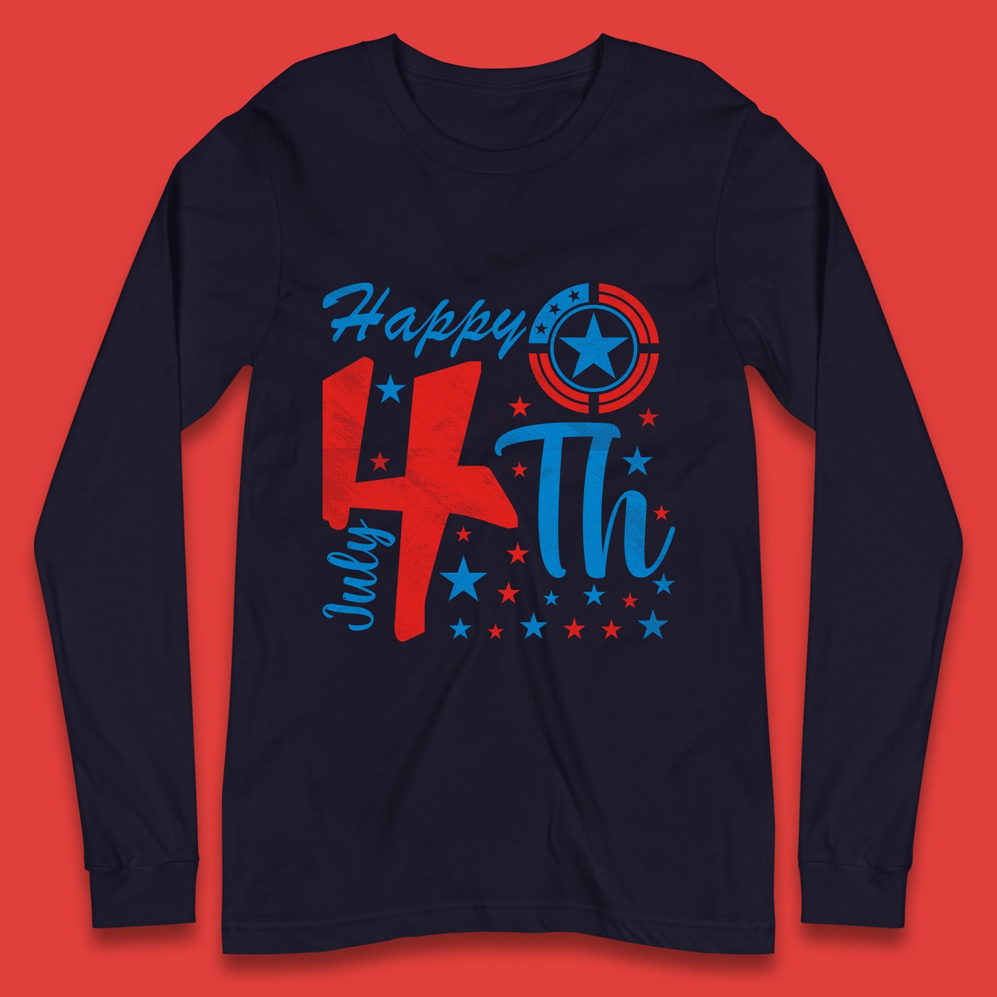 Happy 4th July United States Of America Independence Day Patriotic Celebration Fourth Of July Long Sleeve T Shirt