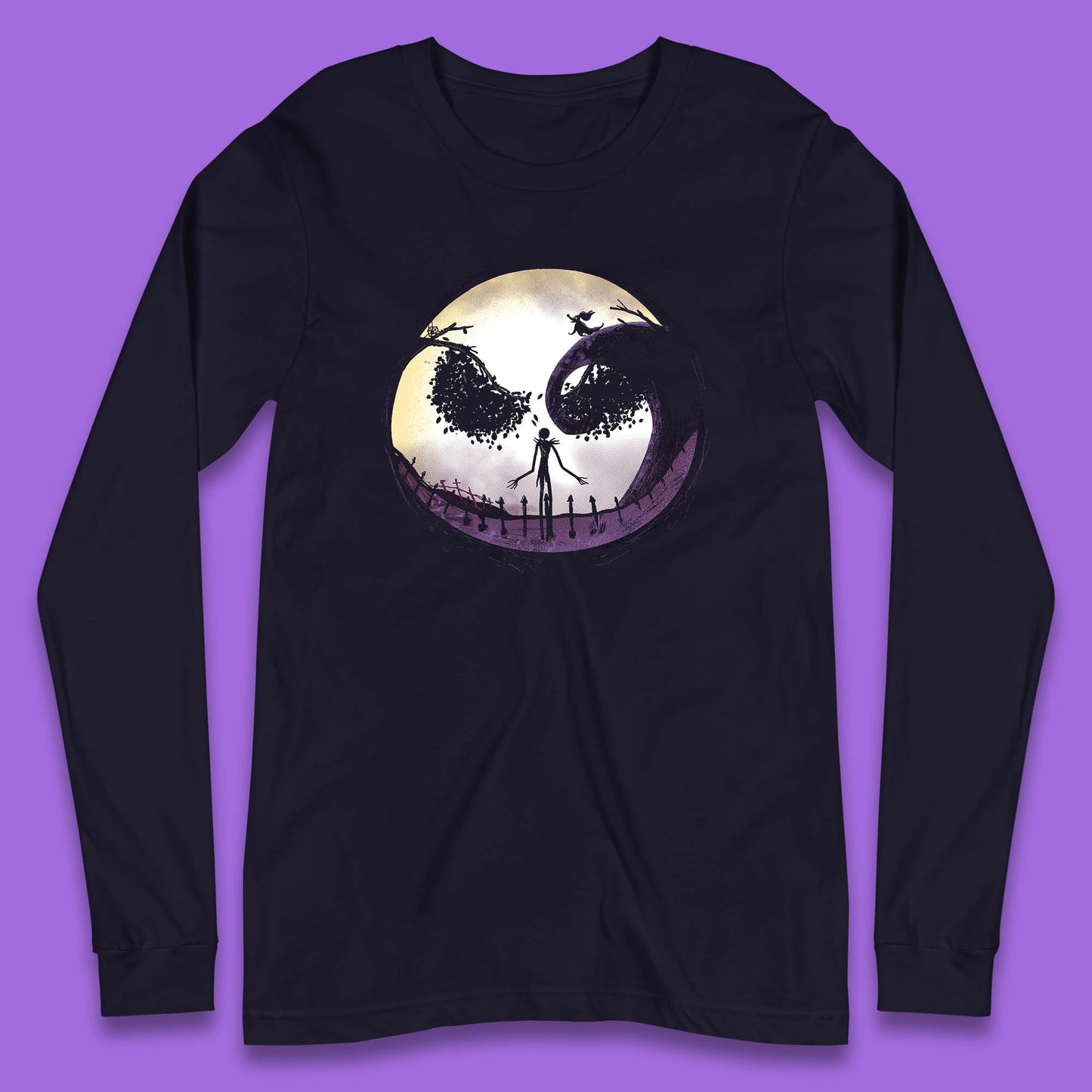 jack skellington spooky long sleeve t shirt
