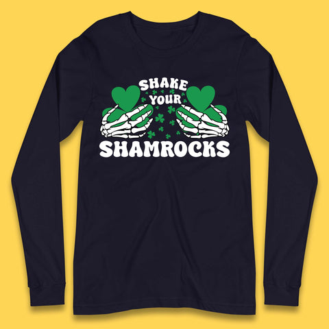 Shake Your Shamrocks St Patty's Day Long Sleeve T-Shirt