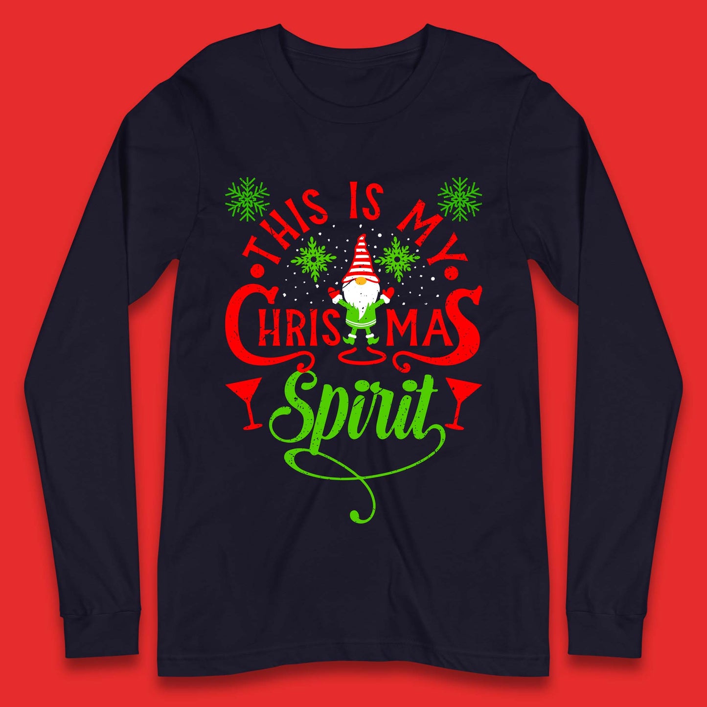 Christmas Spirit Long Sleeve T-Shirt