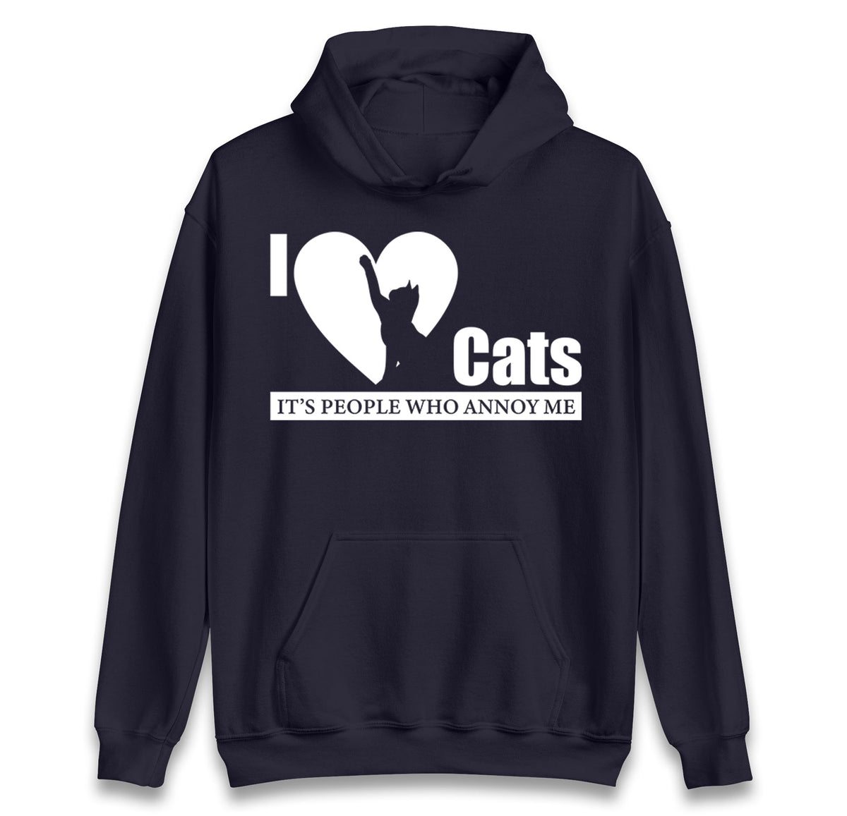 i love cats hoodie