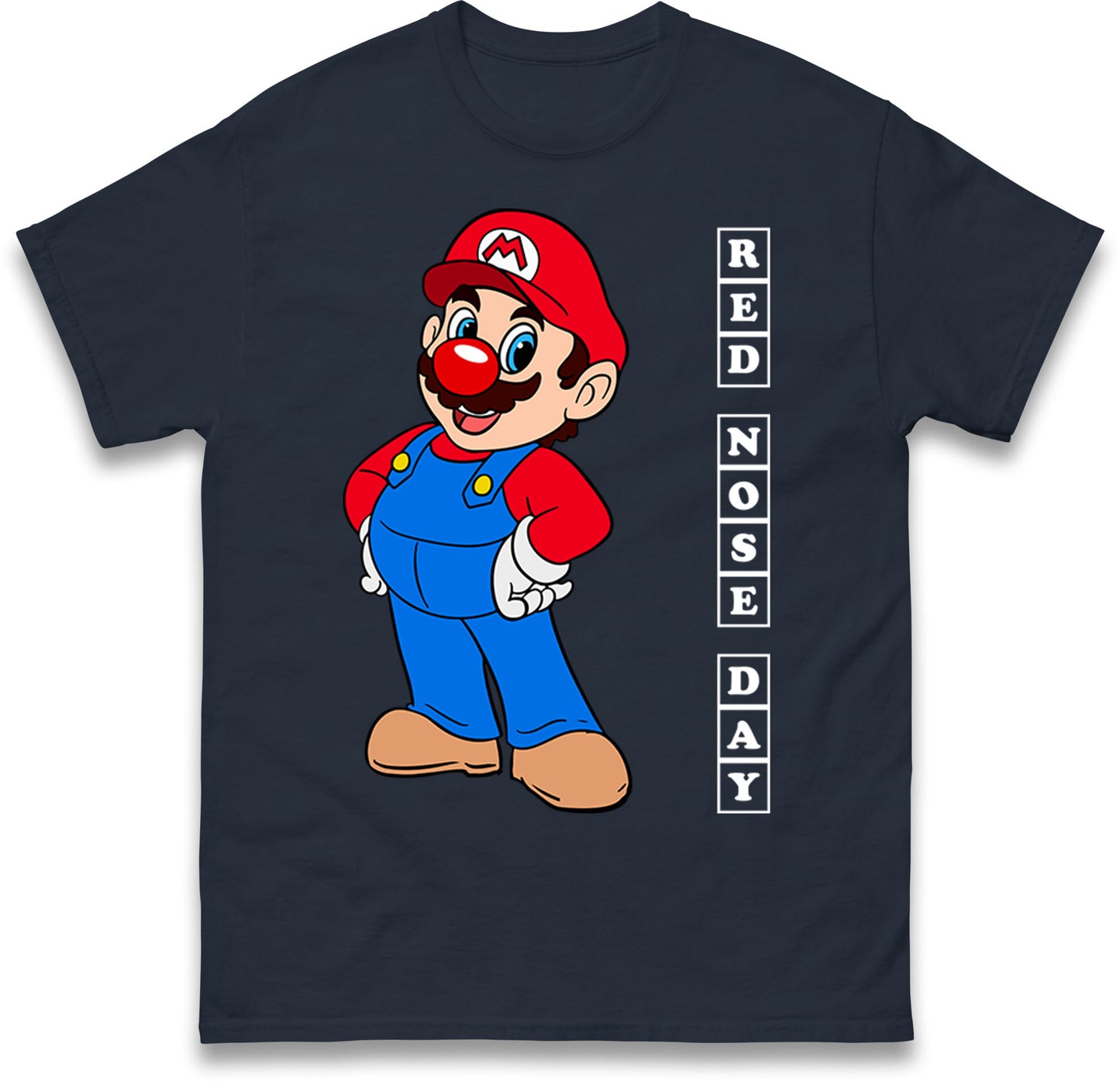 Mario Red Nose Day T Shirt