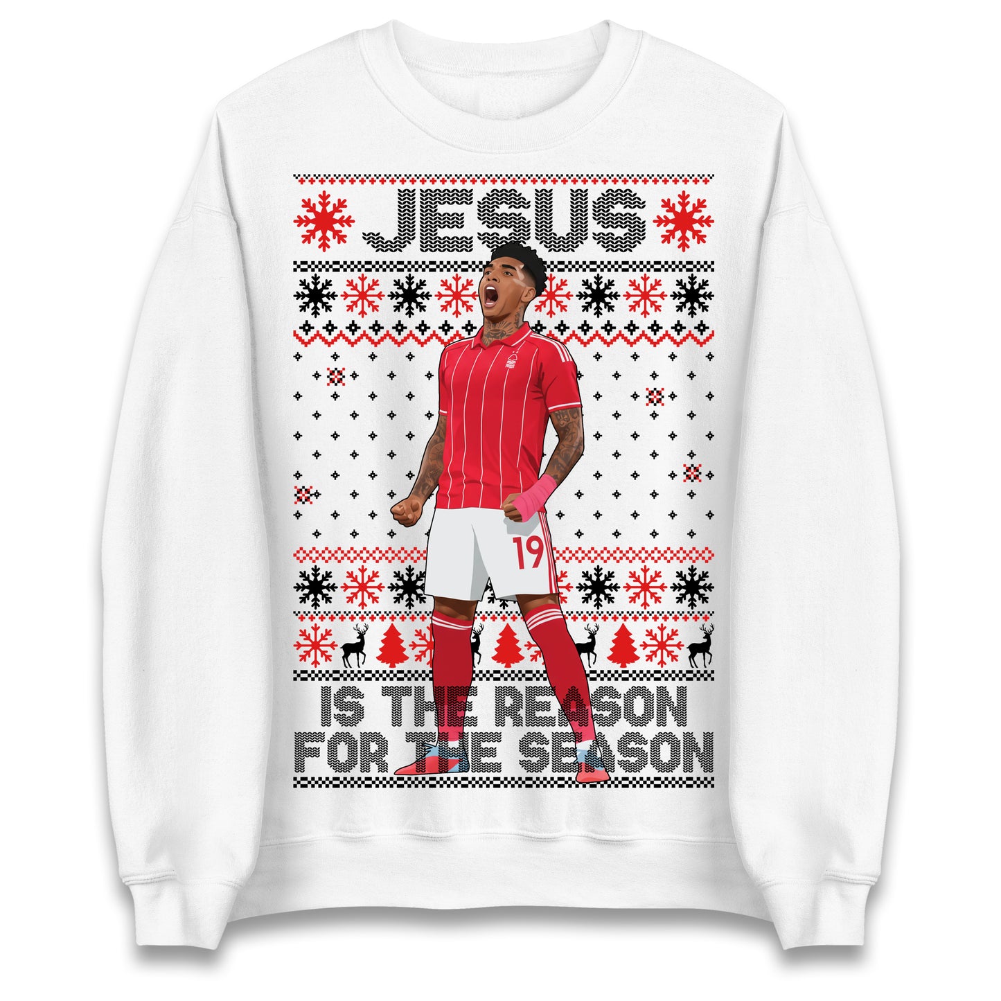 Nottm Forest FC Christmas Jumper
