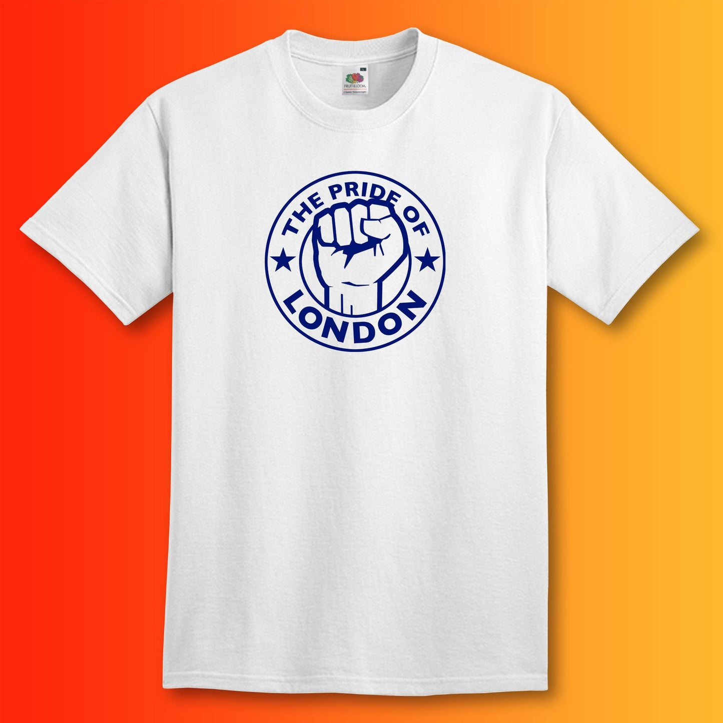 The Pride of London Shirt White Navy