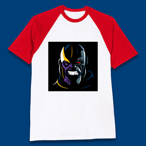 Thanos Comic Book Supervillain Fictional Characters Avengers Endgame Marvel Villian Baseball T Shirt