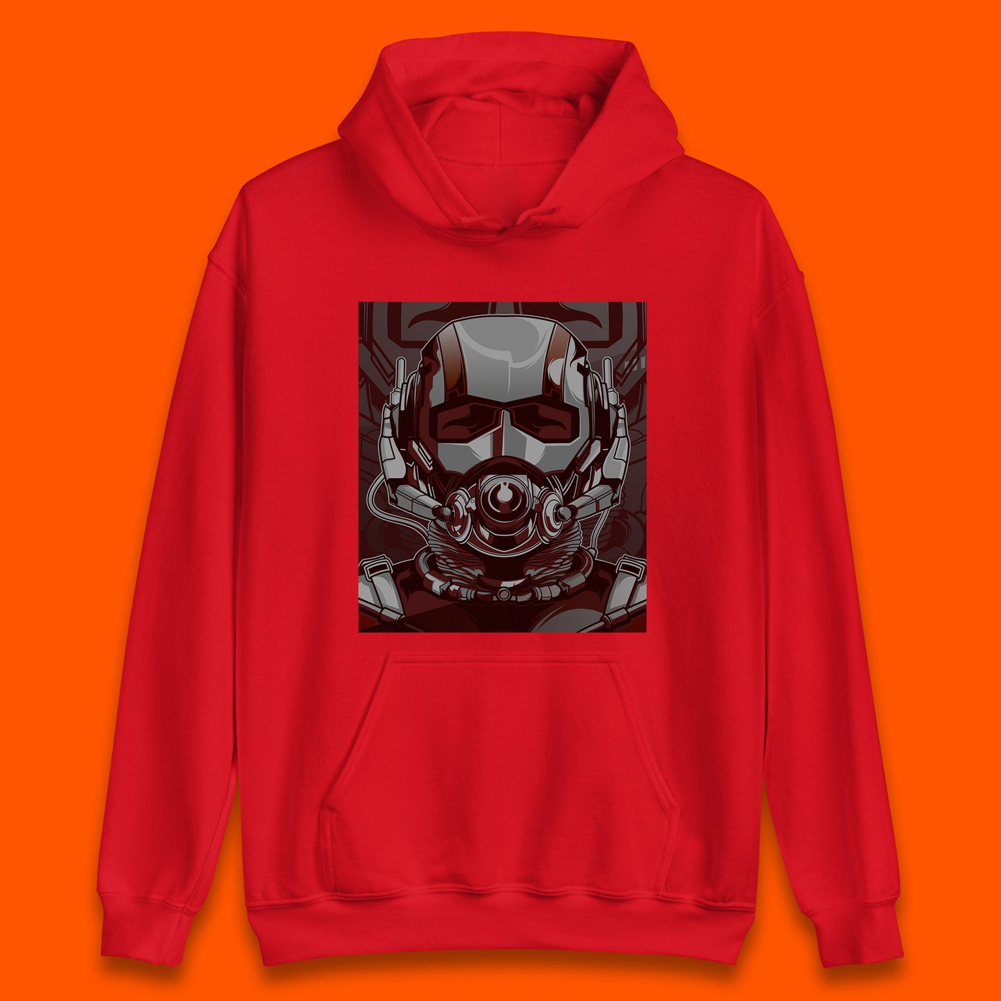 Marvel Comics Ant Man And The Wasp American Superhero Film Ant Man Face Helmet Avengers Movie Unisex Hoodie