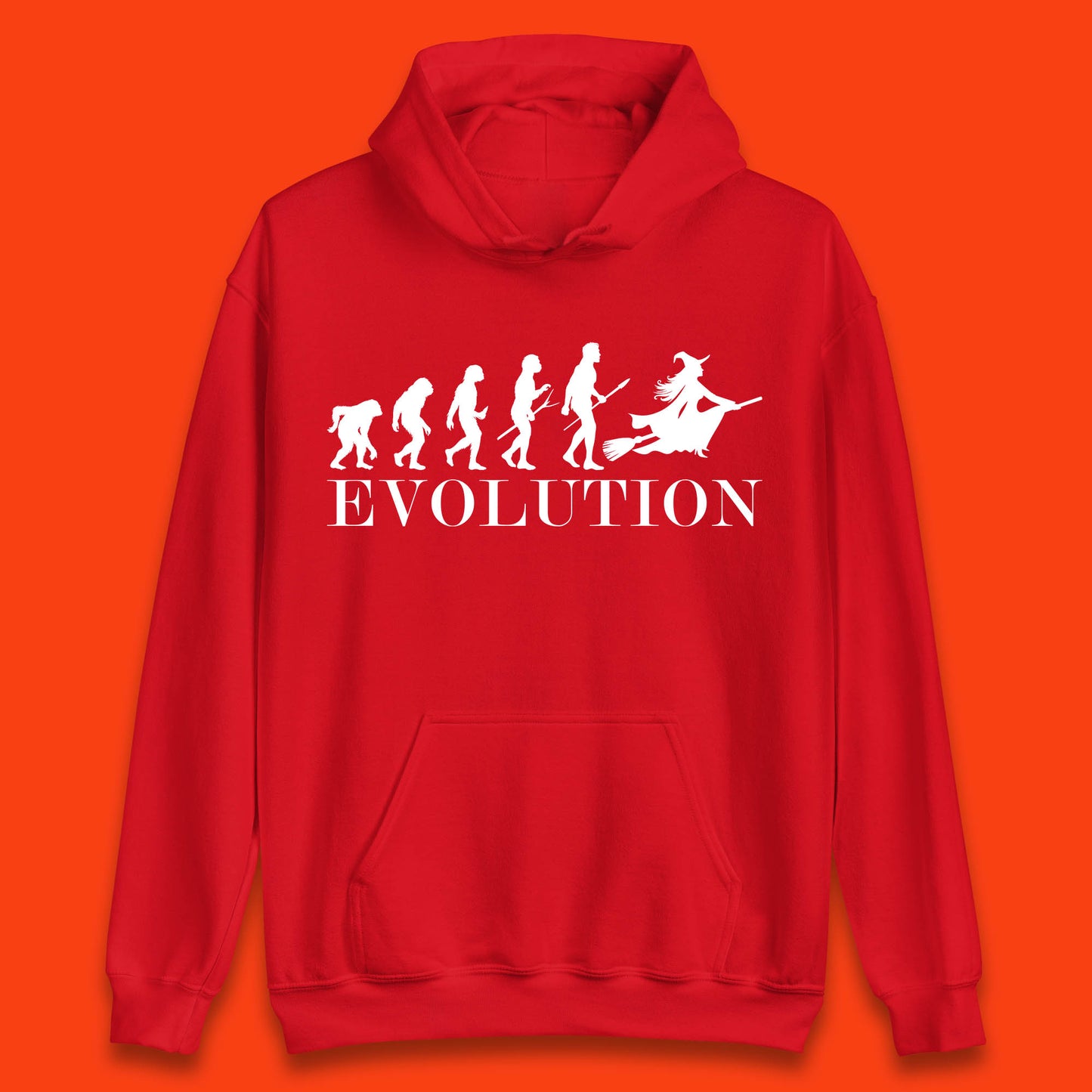 Witch Evolution Halloween Scary Spooky Witch Costume Unisex Hoodie